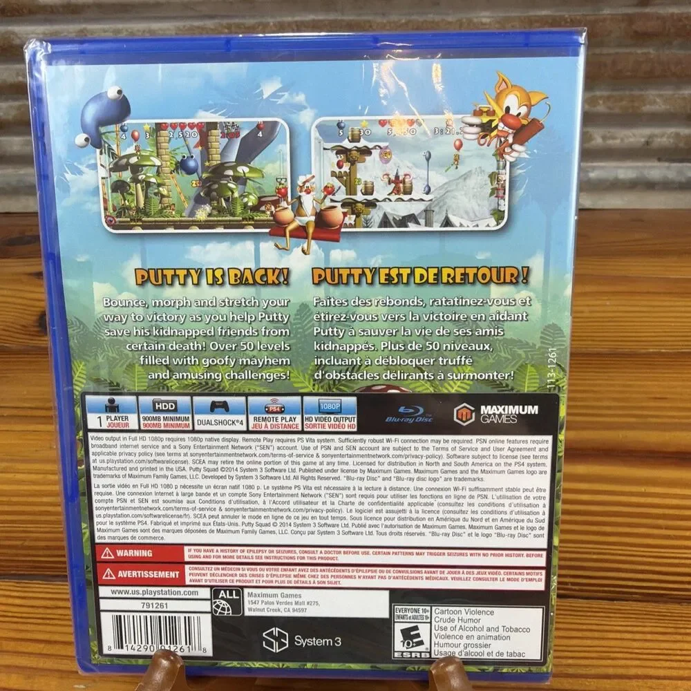 Putty Squad (Sony PlayStation 4, 2014) PS4 New Factory Sealed